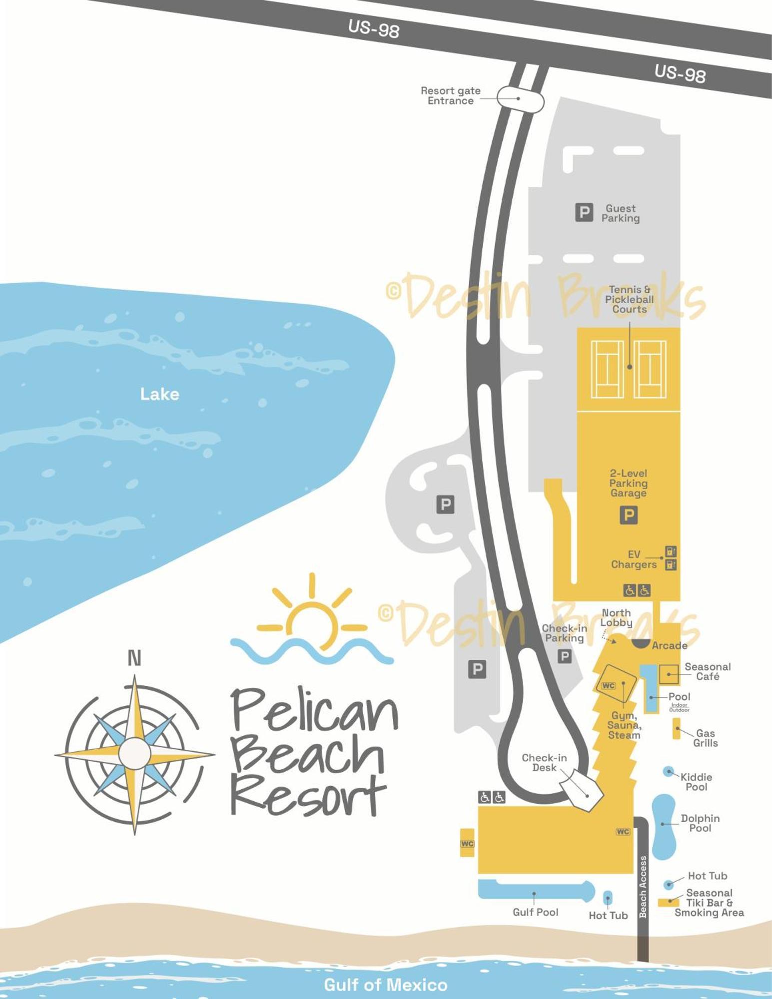 Pelican Beach Resort Condos Destin Exterior photo